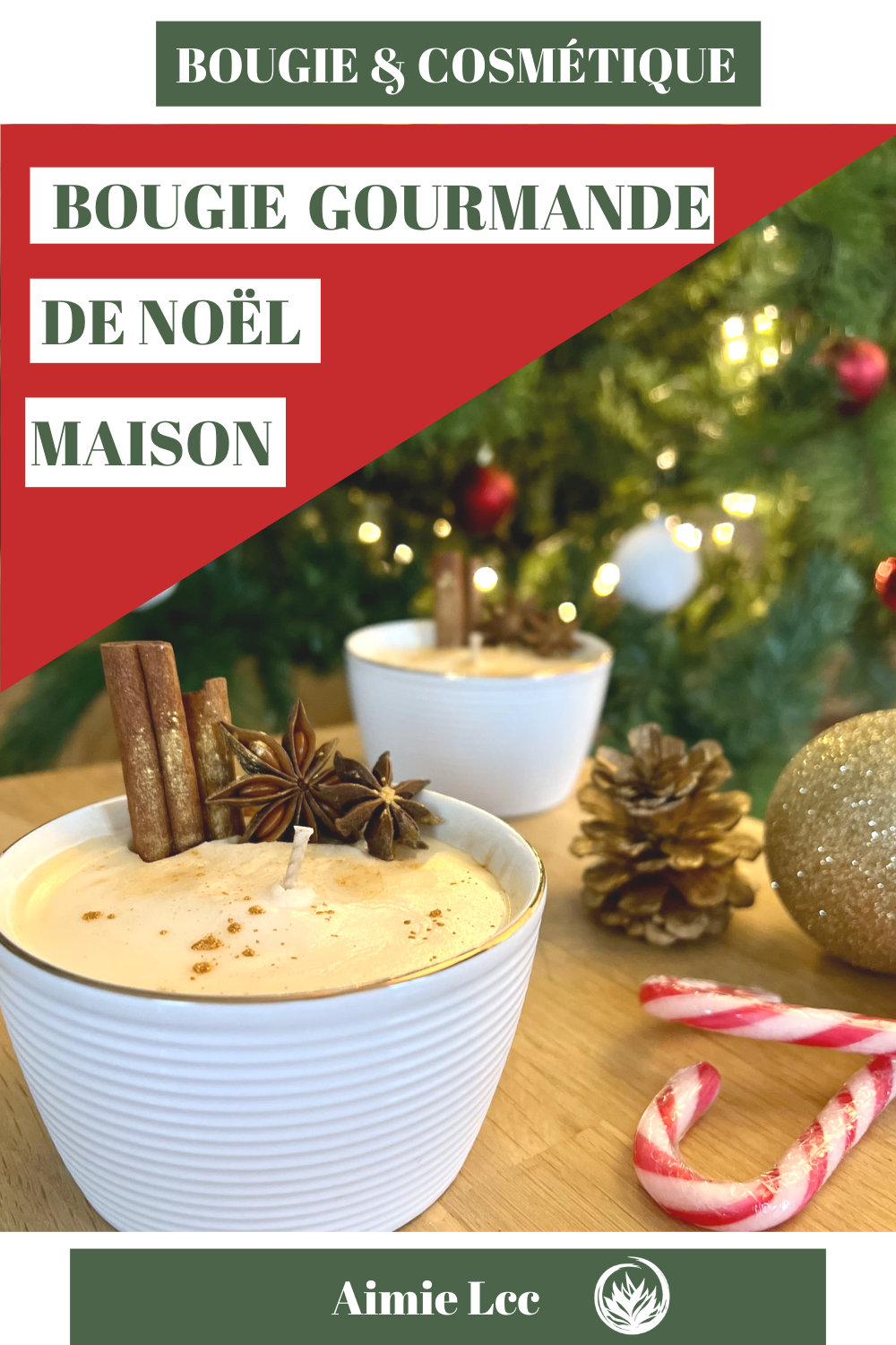 bougie noel gourmande maison